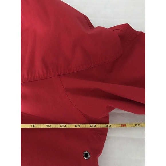 Pacific Trail | Mens Size S Red Parka Jacket Full Zip Hidden Hoodie Drawstring - Picture 12 of 12